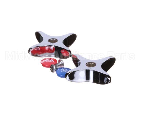 B-19KNS T&S Brass Parts Kit, Four-Arm Kitchen Handle