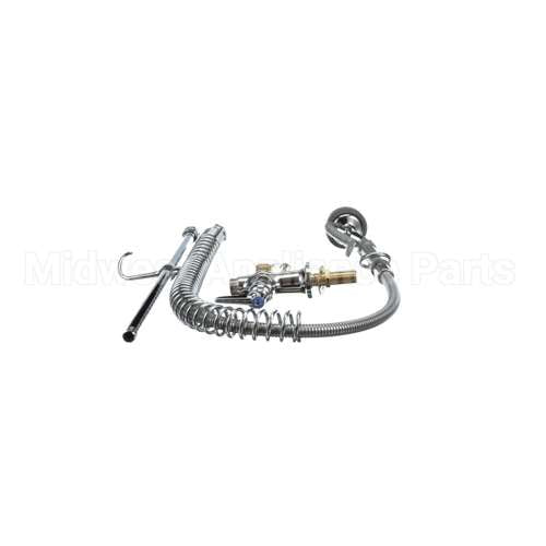 B-2285 T&S Brass Pre-Rinse, Spring Action, Deck Mount, Si