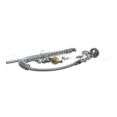 B-2285 T&S Brass Pre-Rinse, Spring Action, Deck Mount, Si