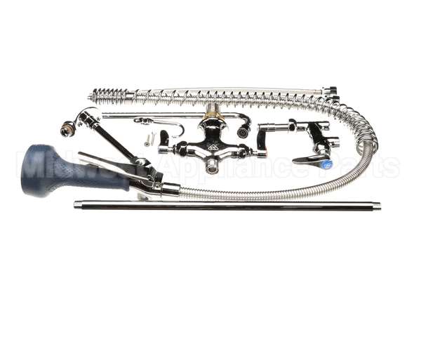 B-2338-08 T&S Brass Prerinse Unit: Single Hole Base Wall B