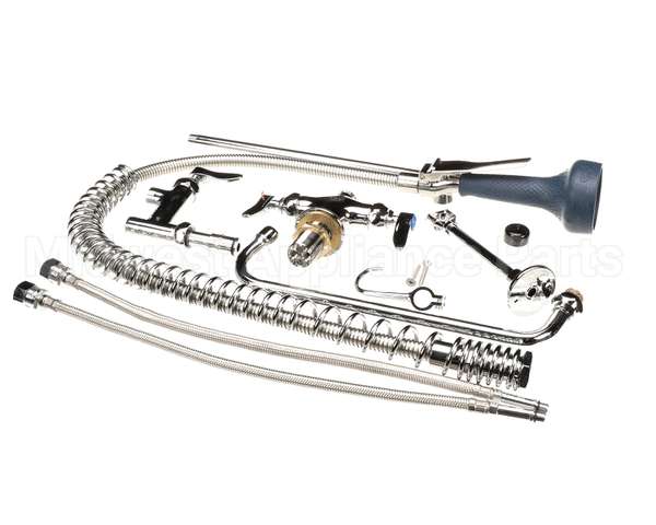 B-2338-08 T&S Brass Prerinse Unit: Single Hole Base Wall B