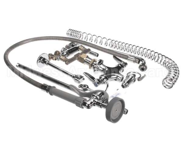 B-2338 T&S Brass Pre-Rinse, Single Hole Base, Overhead Sp