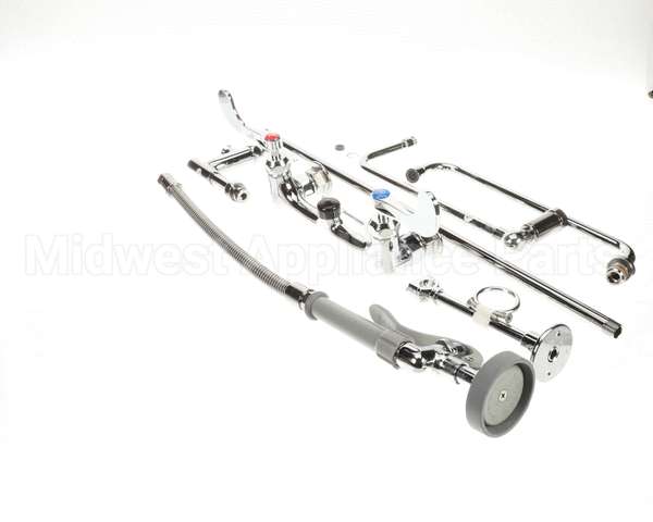 B-2466 T&S Brass Pre-Rinse, Overhead Swivel Arm, Add-On F