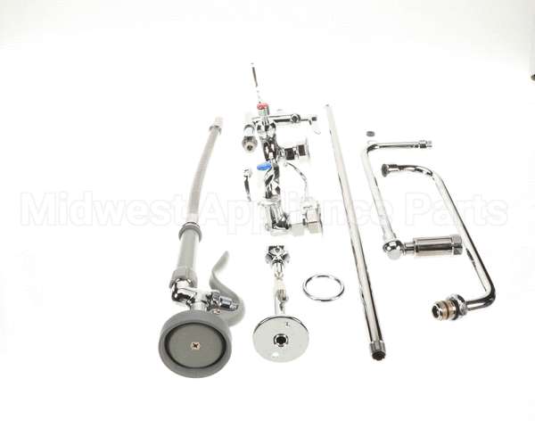 B-2466 T&S Brass Pre-Rinse, Overhead Swivel Arm, Add-On F