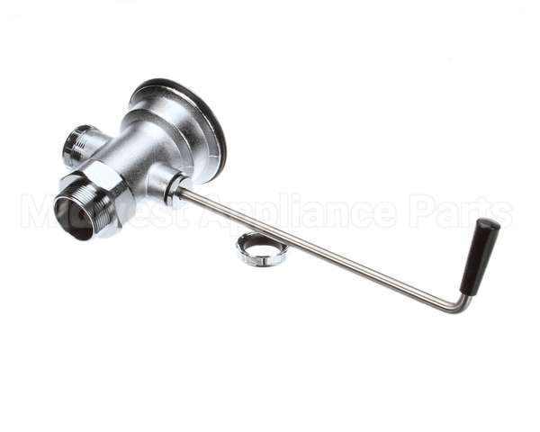 B-3940 T&S Brass Waste Drain Valve, Twist Handle, 3 X 2 &