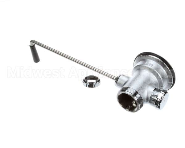 B-3942 T&S Brass Waste Drain Valve, Twist Handle, 3 X 2