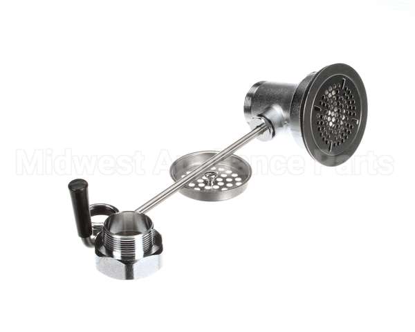 B-3950-SB T&S Brass Waste Drain Valve, Twist Handle, 3-1/2 X