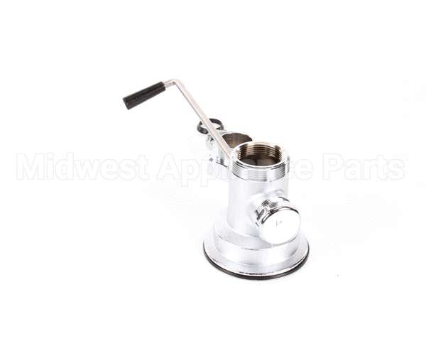 B-3950 T&S Brass Waste Drain Valve, Twist Handle, 3-1/2"