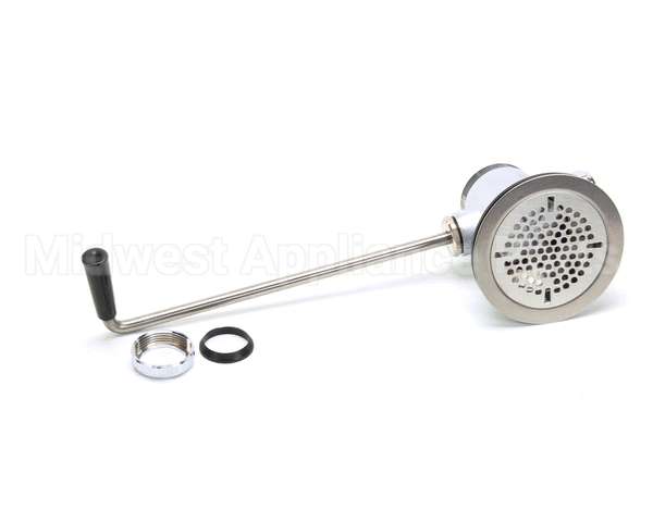 B-3952 T&S Brass Waste Drain Valve, Twist Handle, 3-1/2 X