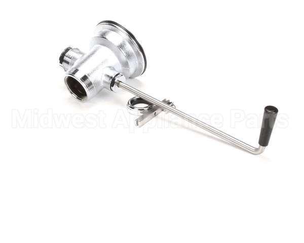 B-3952-VR T&S Brass Waste Drain Valve, Twist Handle, 3-1/2 X