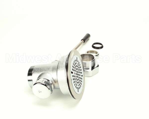 B-3970 T&S Brass Waste Drain Valve, Lever Handle, 3-1/2 X