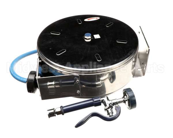 B-7122-C01 T&S Brass Hose Reel,Enclosed,Stainless Steel,30'Ho