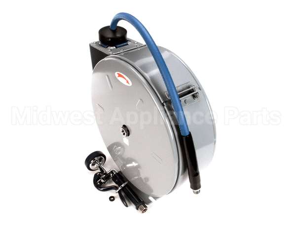 B-7222-C01 T&S Brass Hose Reel, Enclosed, Epoxy Coated Steel,