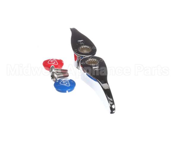 B-9K-NS T&S Brass Lever Handle Repair Kit, (2) Handles, In