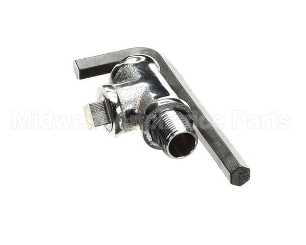 B-TEE-RGD T&S Brass Rigid Tee Assembly, Chrome Plated
