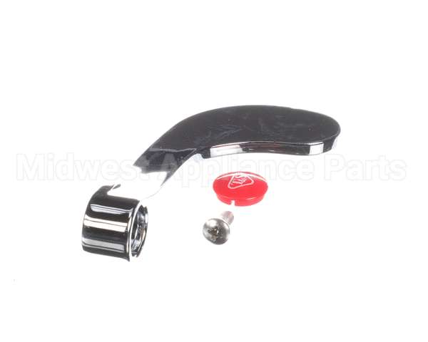 B-WH4H-NS T&S Brass 4 Wrist-Action Handle & Hot Index & Scre