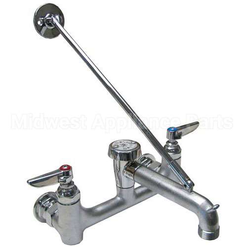 B0665BSTRM Compatible TS Brass Service Sink Faucet Wall 6-1/2" Noz