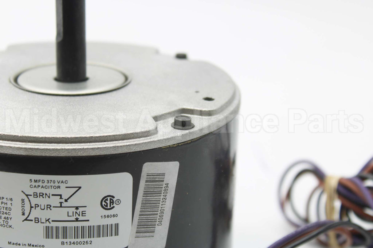 B13400252S Amana-Goodman 1/6Hp 230V 1075Rpm 1.3Flamotor