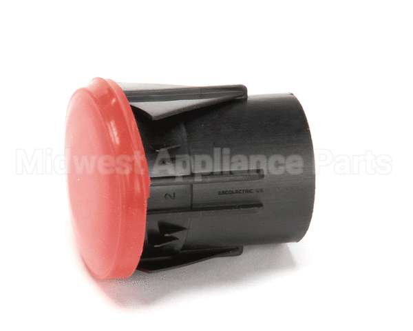 B136 Ayr King Round Push-Button Switch (Red)