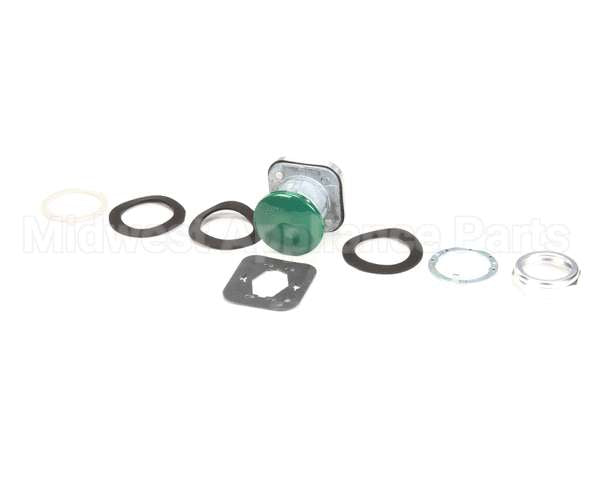 B137 Edlund Button, Green Mshrm Push, 800T