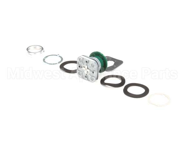 B137 Edlund Button, Green Mshrm Push, 800T