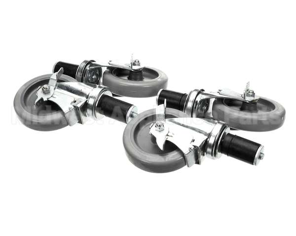 B241 Ayr King Caster Set - (4) Locking 5 Dia