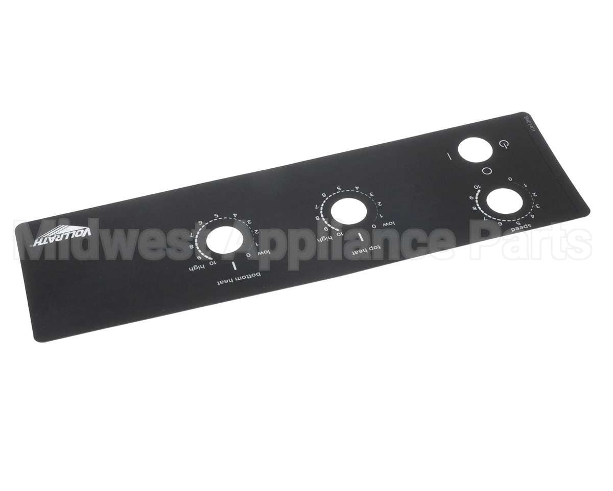 B401401 Vollrath Label, Control Ct4