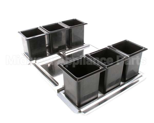 BW6-24R Perlick Ice Chest Bottle Wells, 6, Ts