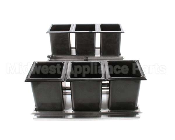 BW6-24R Perlick Ice Chest Bottle Wells, 6, Ts