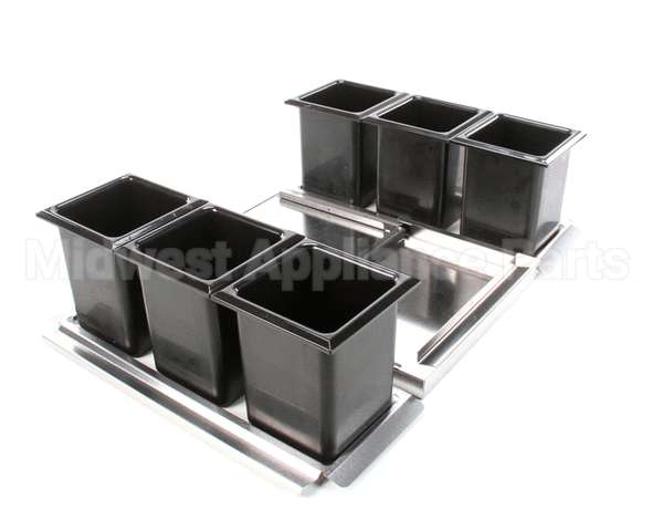 BW6-24R Perlick Ice Chest Bottle Wells, 6, Ts