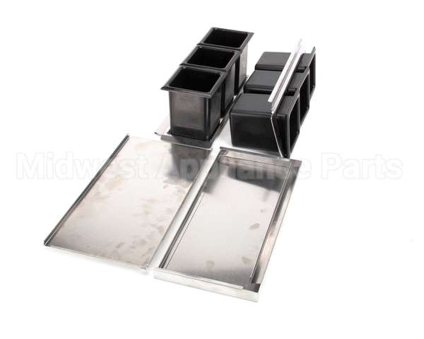 BW6-30R Perlick Ice Chest Bottle Wells, 6, Ts