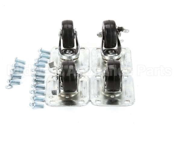 C-4X2 Glastender Caster, 2-1/2 H, Set Of Four