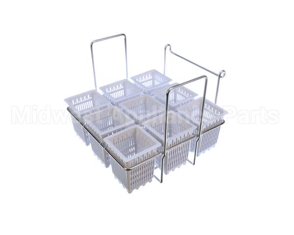 C10693-00 Pitco Set 9Ind Serv Basket With Rk Gpc