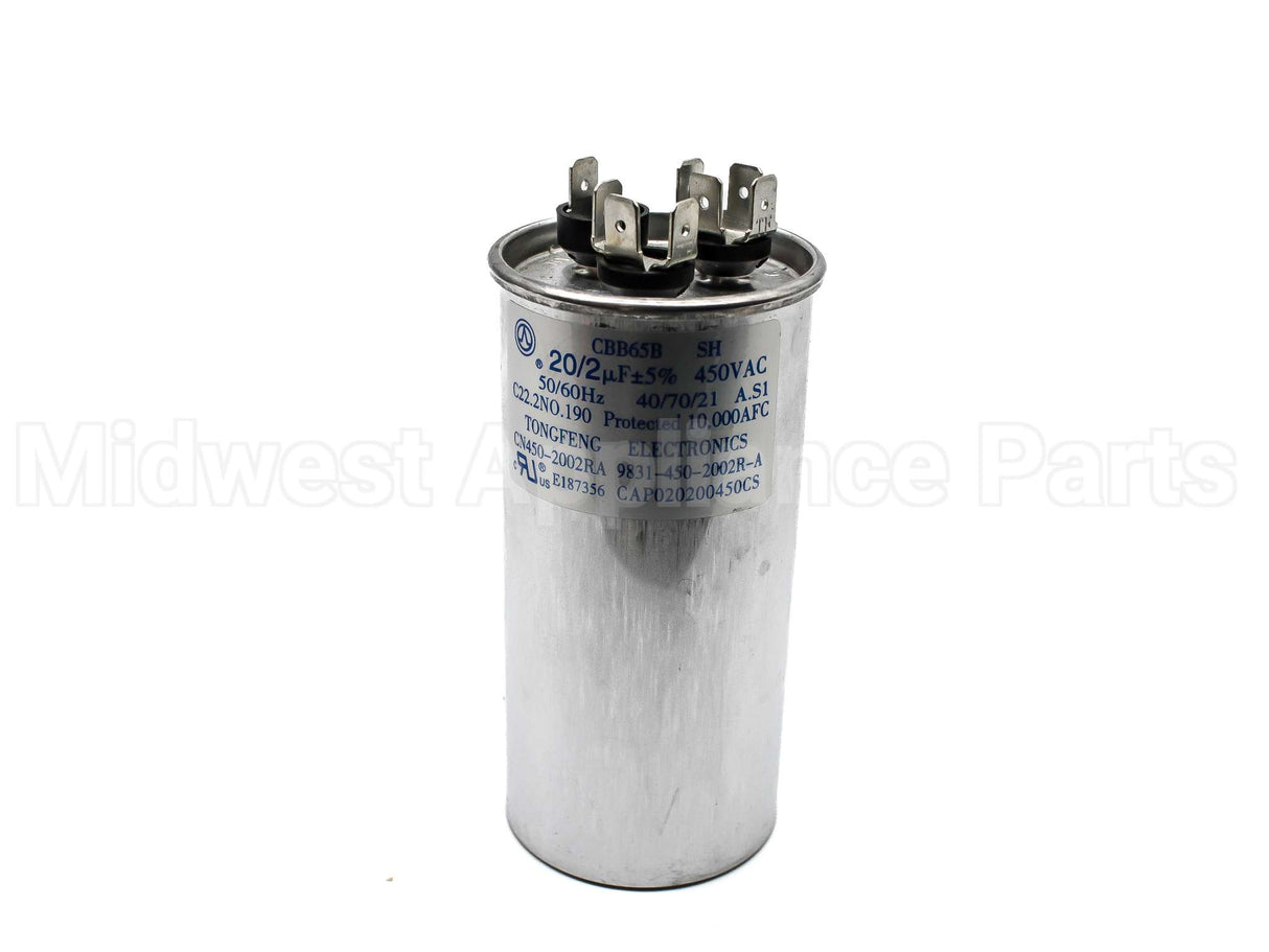 CAP020200450CS Amana-Goodman 2/20Mfd 450V Round Capacitor
