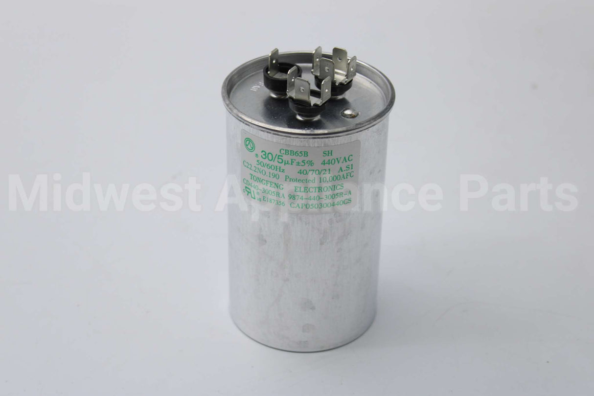 CAP050300440RSP Amana-Goodman 30/5Mfd 440V Round Run Cap