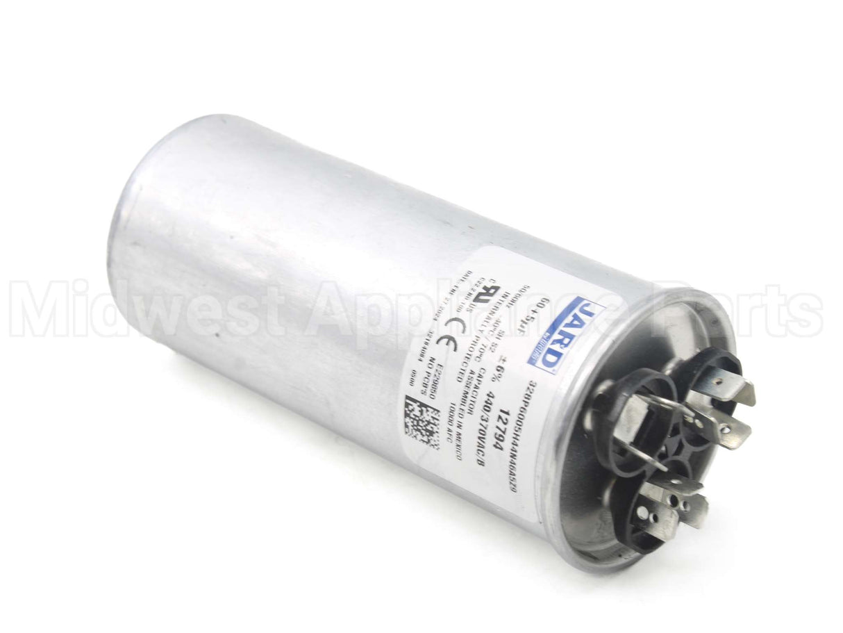 CAP050600440RTP Amana-Goodman 60/5Mfd 440V Rnd Run Capacitor
