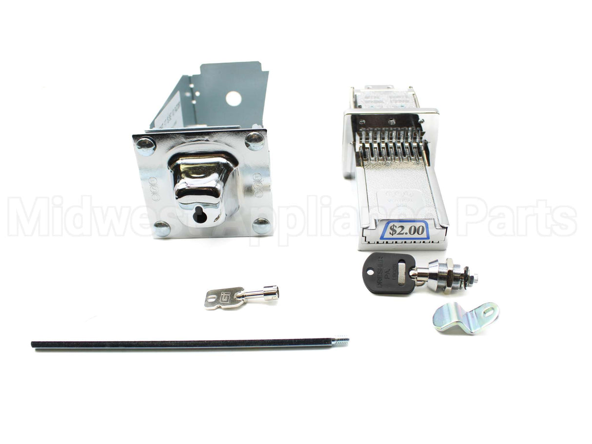 CK124 Speed Queen Kit Coin Slide-Vert8 $.25 Lg Cap Snout