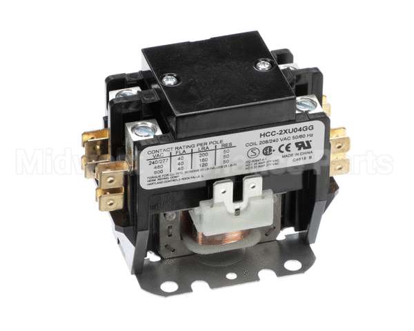 CONTACT-2POLE-50AMPRES Food Warming Contactor 2 Pole 50Amp Resisti
