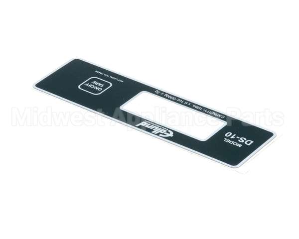 D074B Edlund Decal, Ds-10 Switch Pad Bonso