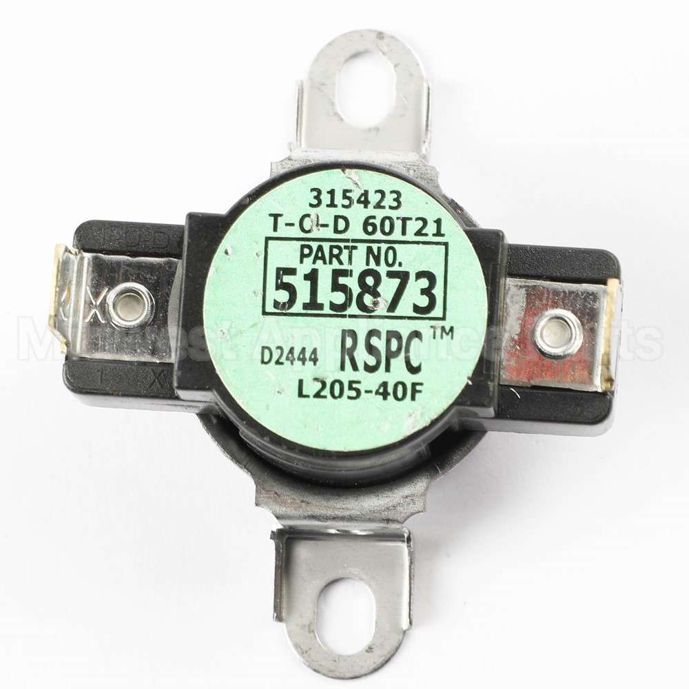 D515873 Speed Queen Thermostat,Limit-Green