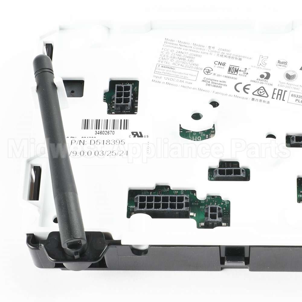 D518647 Speed Queen Assy,Dryer 7 Seg Comm Control W/ Inst