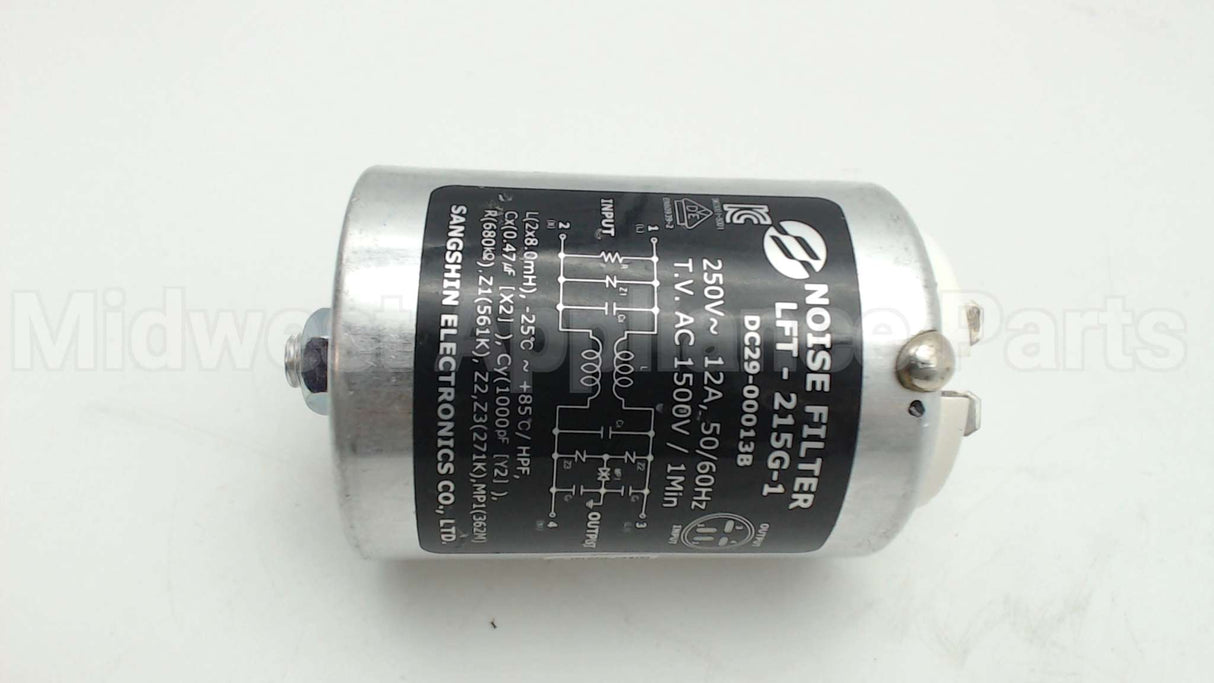 DC29-00013B Samsung Filter Emi;Lft-215G,300Khz,Vde, Ks,8Mh M