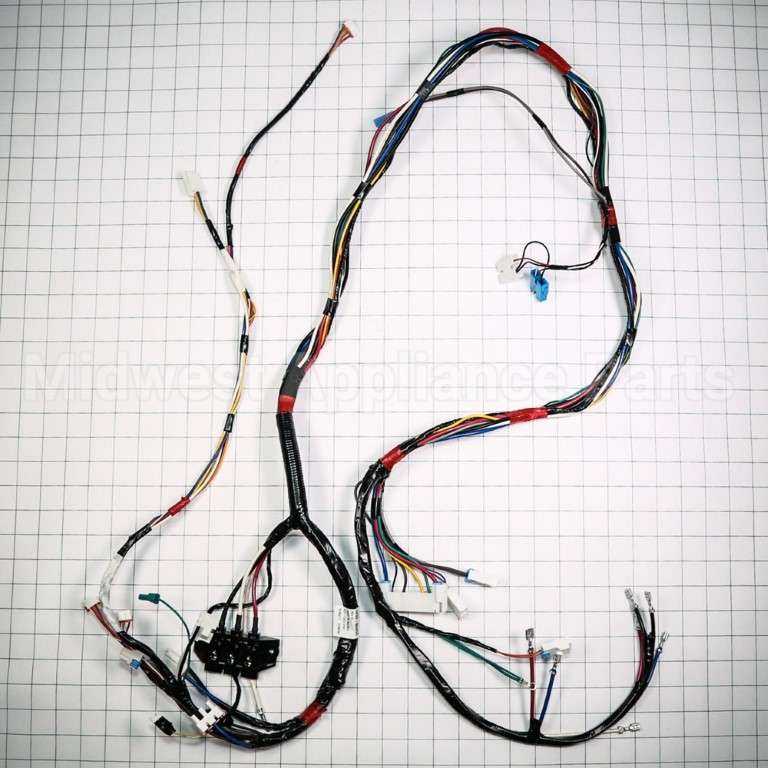 DC93-00465A Samsung Assy Wire Harness-Main;Dryer-L,Dual,Stea