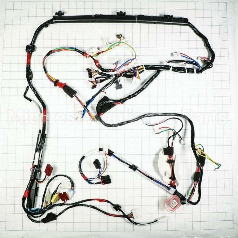 DC93-00472A Samsung Assy Wire Harness-Main;Drum,Y,Drain+Bubb