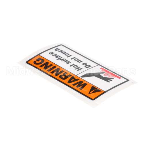 DECAL Equipex Decal, Caution Hot