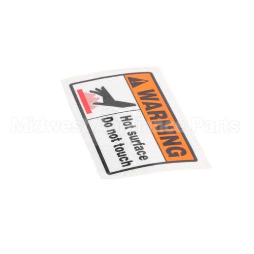 DECAL Equipex Decal, Caution Hot