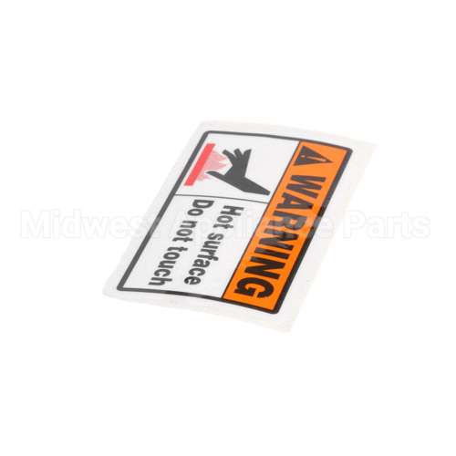 DECAL Equipex Decal, Caution Hot