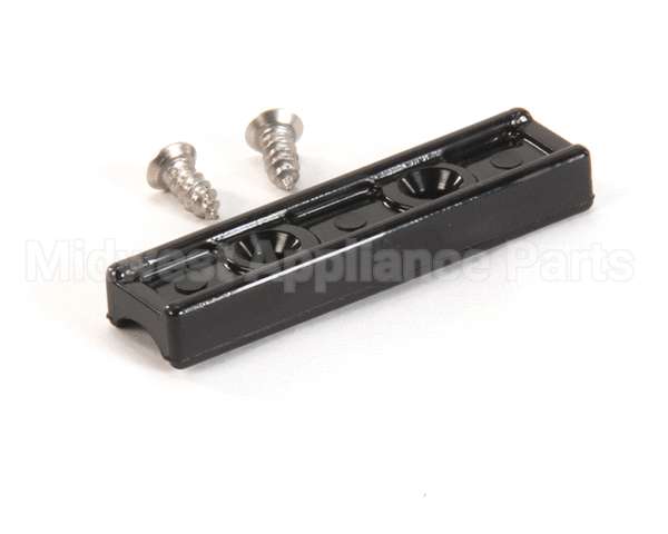 DG0012 Bki Door Guide, #1124 Black Rect