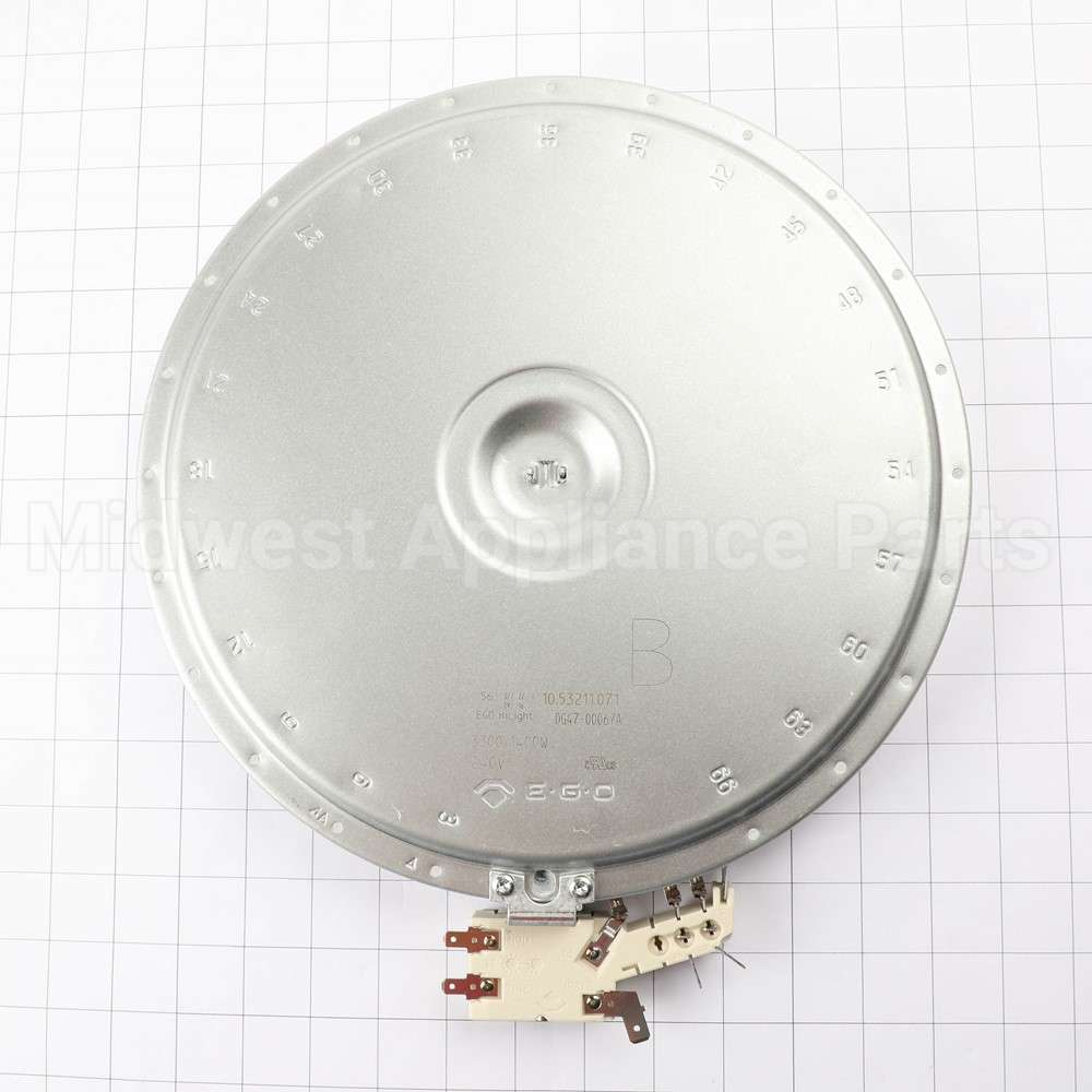 DG47-00067A Samsung Heater Radiant-Dual;Ac240V,6/9,1400W/3