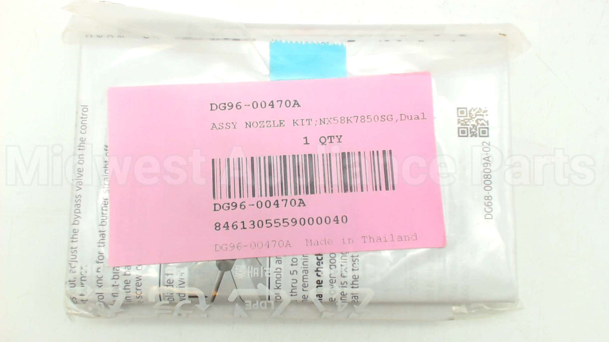 DG96-00470A Samsung Assy Nozzle Kit;Nx58K7850Sg,Dual Door